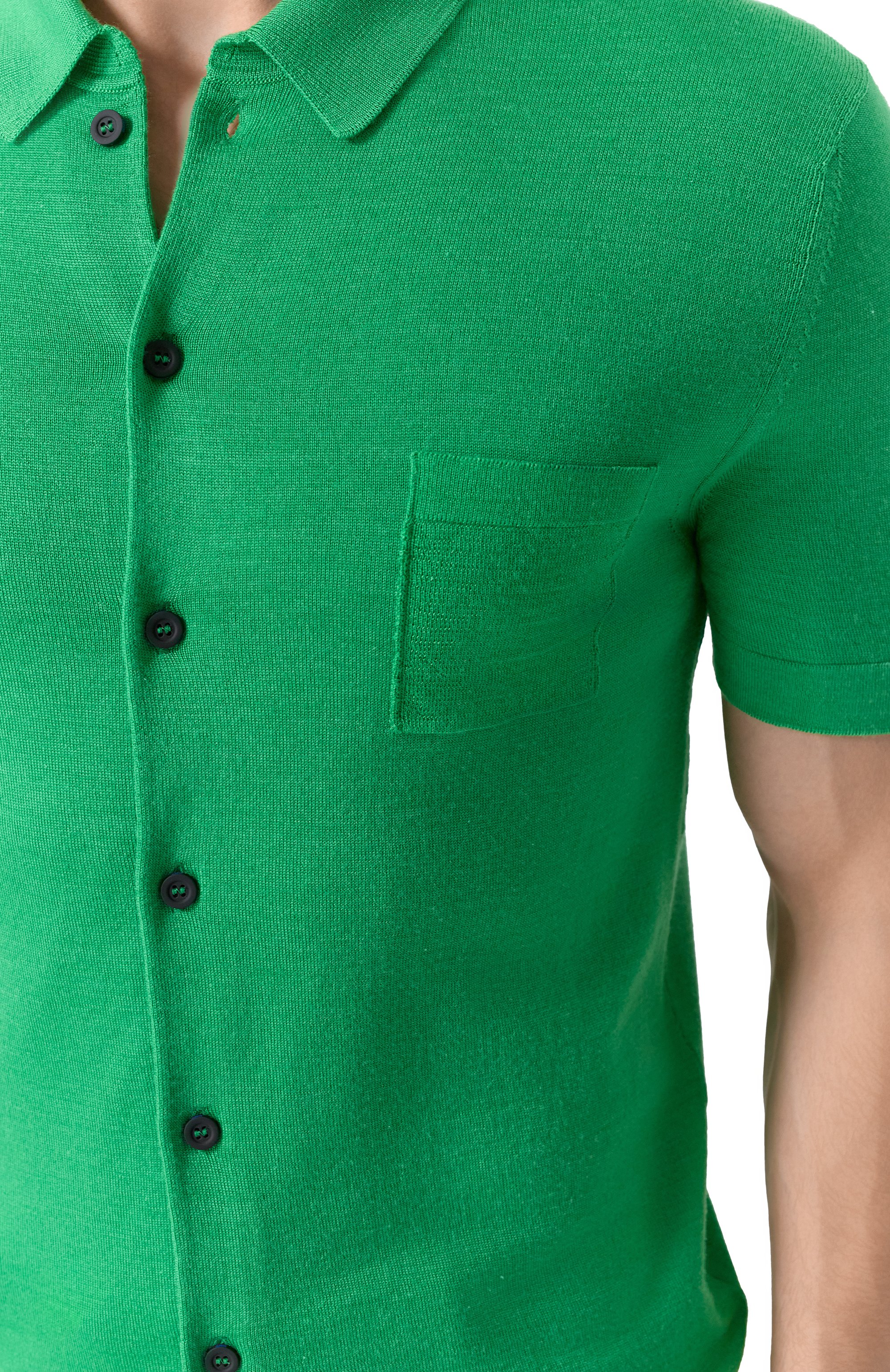 Рубашка из шерсти и шелка KITON, арт. UMM059508, фото 5