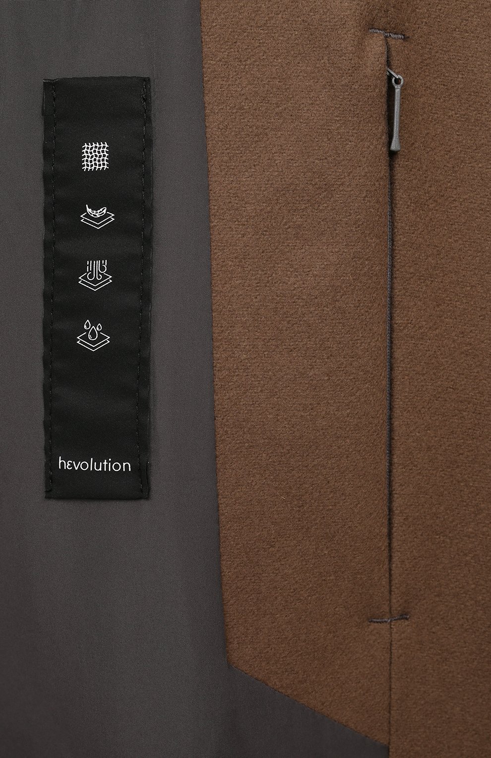 Шерстяное пальто HEVO, арт. CISTERNIN0 RU 160/G725, фото 6