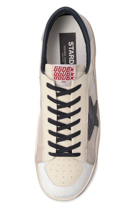 Комбинированные кеды Stardan Golden Goose Deluxe Brand GMF00333.F008119 Бежевый  GMF00333.F008119 Фото 5