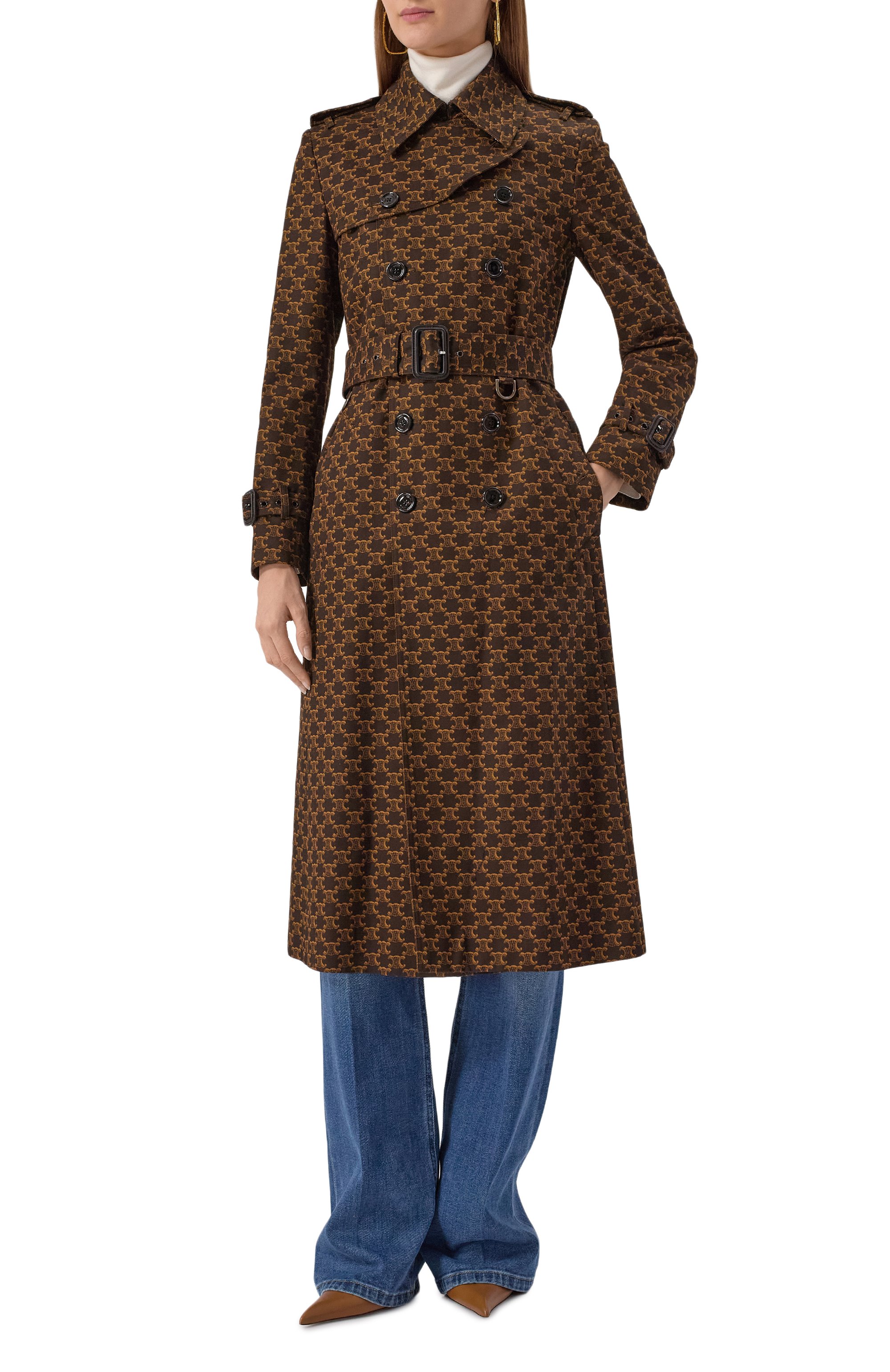 Хлопковый тренч CELINE, арт. 2M398267M, фото 3