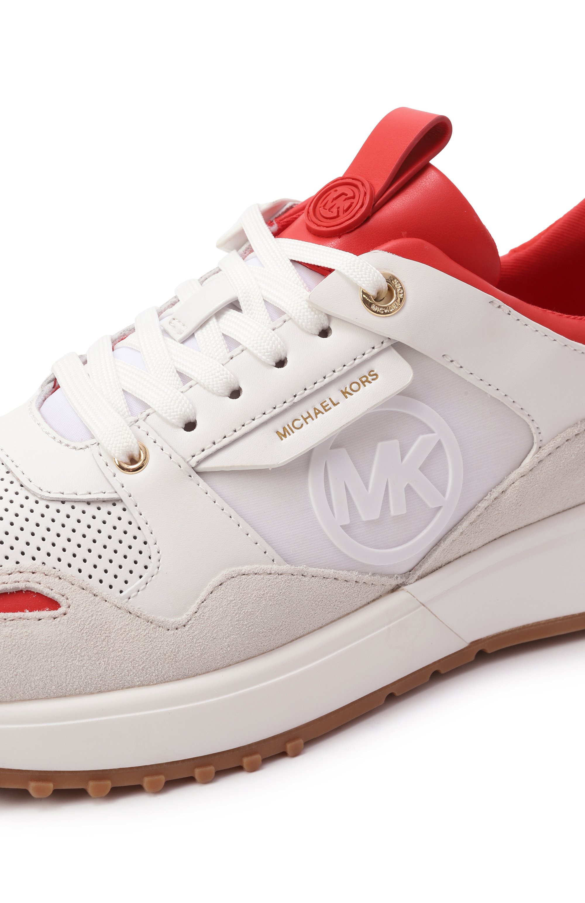 Кожаные кроссовки theo MICHAEL MICHAEL KORS, арт. 43R5THFS1D, фото 7
