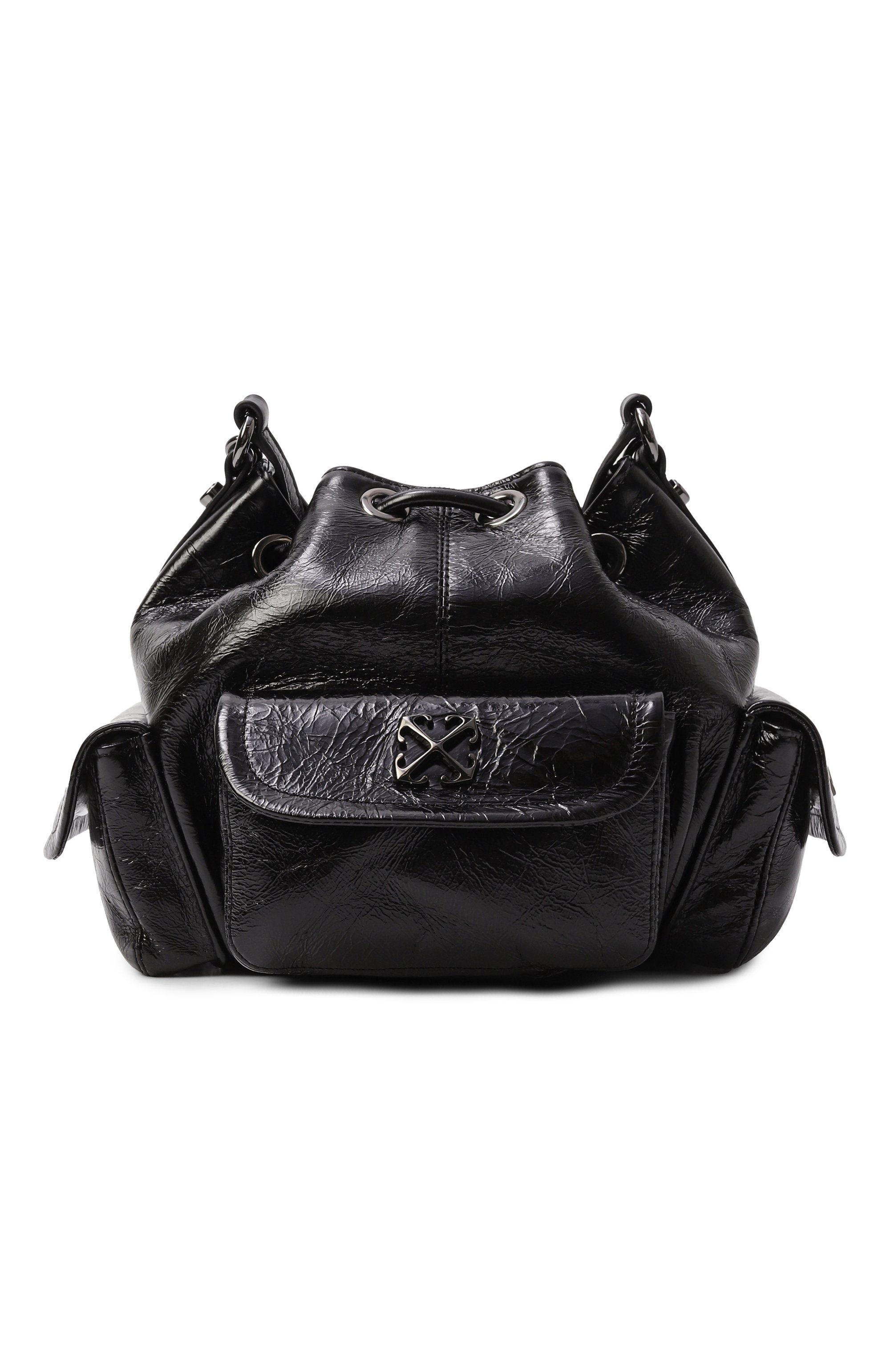 Сумка dumbo b. OFF-WHITE черного цвета по цене 131500 руб., арт. 0WMY002F25LEA001, фото 6 Сумка dumbo b. OFF-WHITE, арт. 0WMY002F25LEA001, фото 6