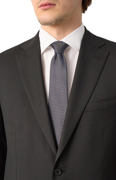 Шелковый галстук CANALI,  арт. 18/HJ04208, фото 2