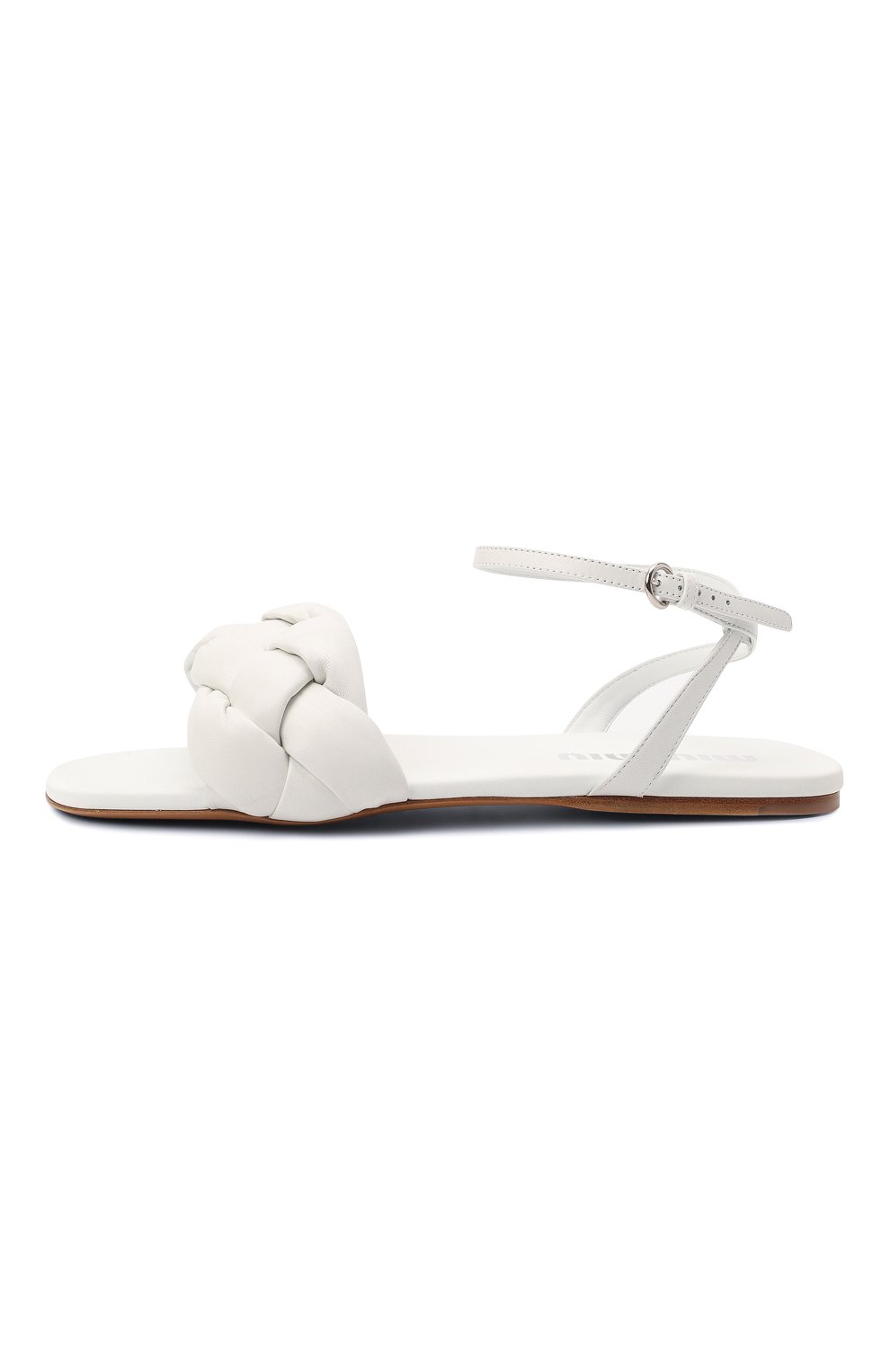 Кожаные сандалии MIU MIU, арт. 5X431D-LYB-F0009-005, фото 3