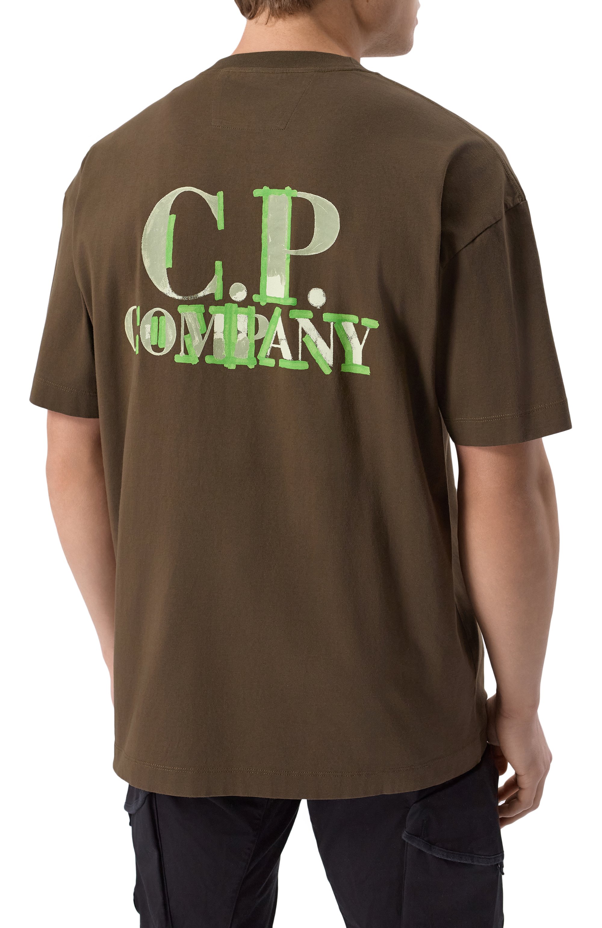Хлопковая футболка C.P. COMPANY, арт. 18CMTS148A006586W, фото 4