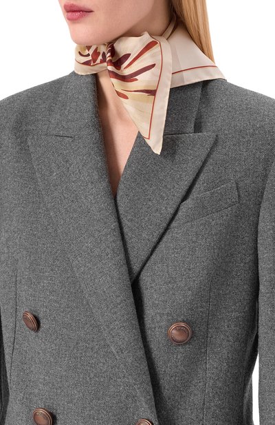 Женский шелковый платок BRUNELLO CUCINELLI, арт. MF0U0025