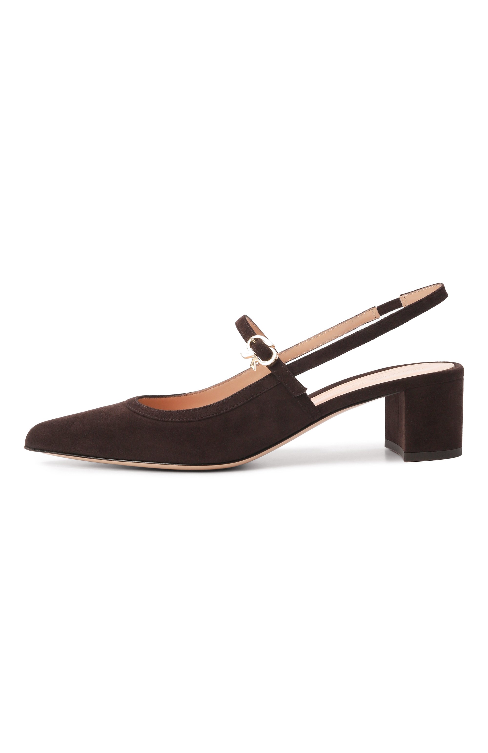 Замшевые туфли piper sling 45 GIANVITO ROSSI, арт. G95575.45RIC.CAMM0KA, фото 4