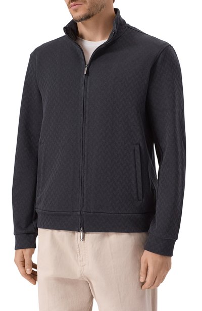 Толстовка из хлопка и лиоцелла EMPORIO ARMANI, арт. EM007350/AF13700, фото 3
