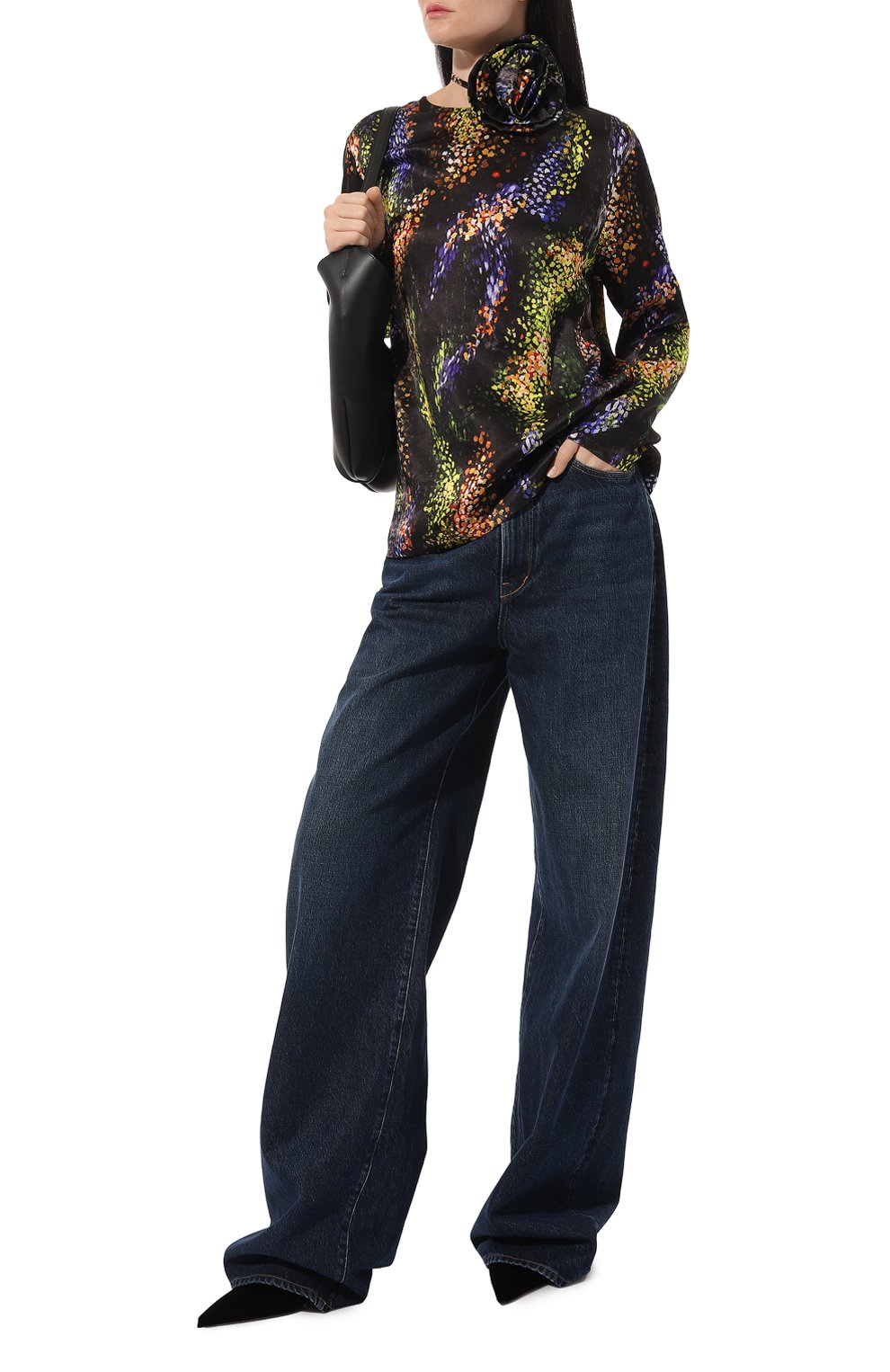 Топ из вискозы SEVEN LAB разноцветного цвета по цене 18900 руб., арт. SBV.08.970.401, фото 2 Топ из вискозы SEVEN LAB, арт. SBV.08.970.401, фото 2