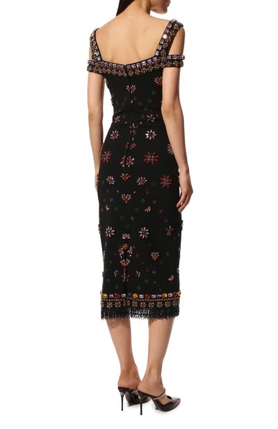 Платье из вискозы DOLCE & GABBANA, арт. F6J4RZ/GDAJN, фото 4