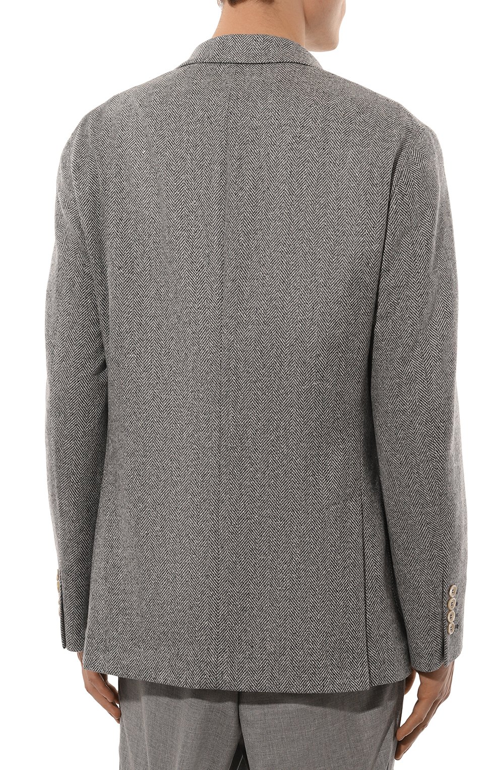 Пиджак из шерсти и шелка BRUNELLO CUCINELLI, арт. MY4527BND, фото 6