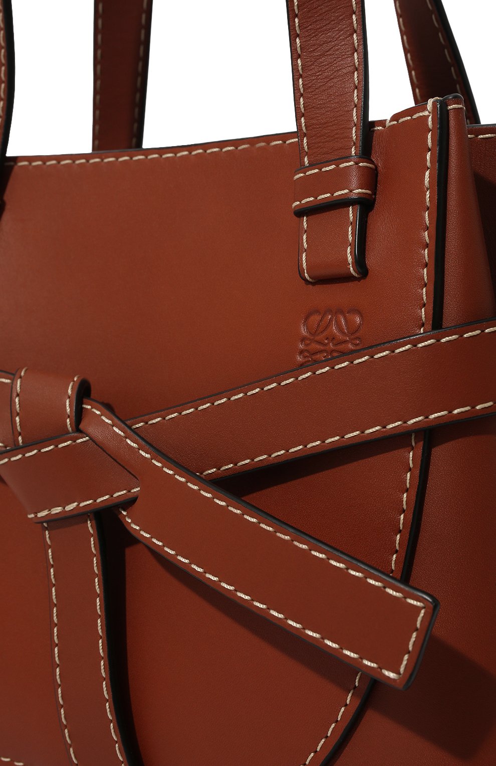 Сумка gate bag LOEWE темно-коричневого цвета по цене 292000 руб., арт. 321.56.Z99, фото 3 Сумка gate bag LOEWE, арт. 321.56.Z99, фото 3