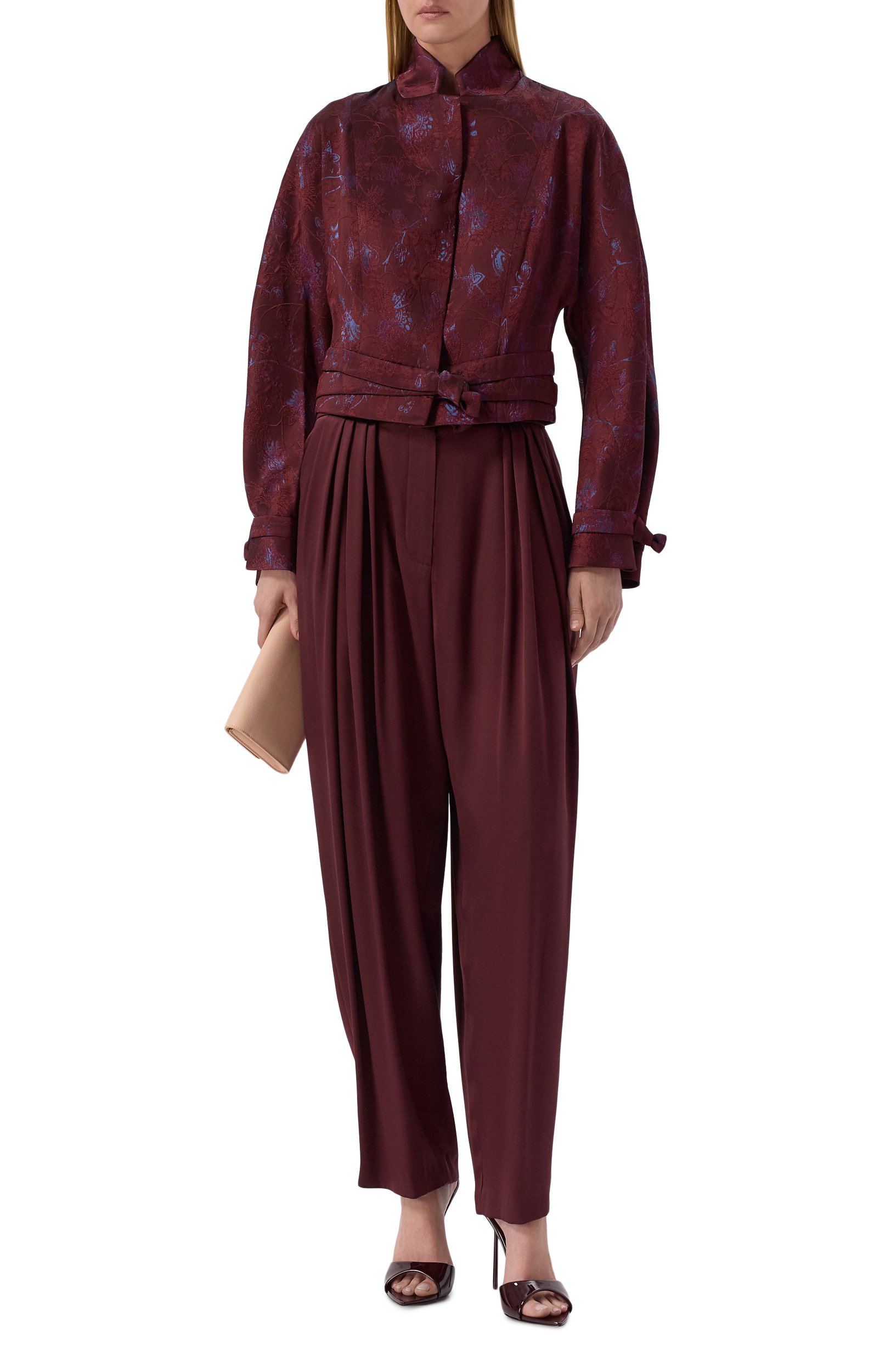 Жакет из вискозы и шелка GIORGIO ARMANI, арт. GW003460/TE23098, фото 2