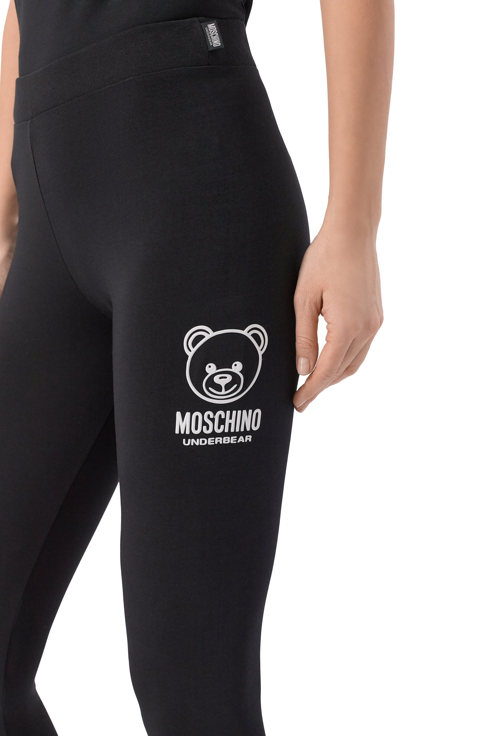 Хлопковые легинсы MOSCHINO, арт. A6804/4406, фото 5