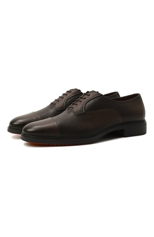 фото Кожаные оксфорды easy on santoni