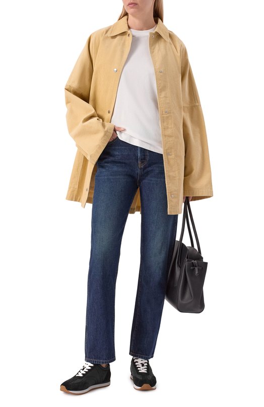 Комбинированные кроссовки TOTEME 251-WAS1544-FB0137 Чёрный  251-WAS1544-FB0137 Фото 3