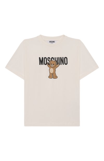 Хлопковая футболка MOSCHINO, арт. HMM05G/LAA10/10-14