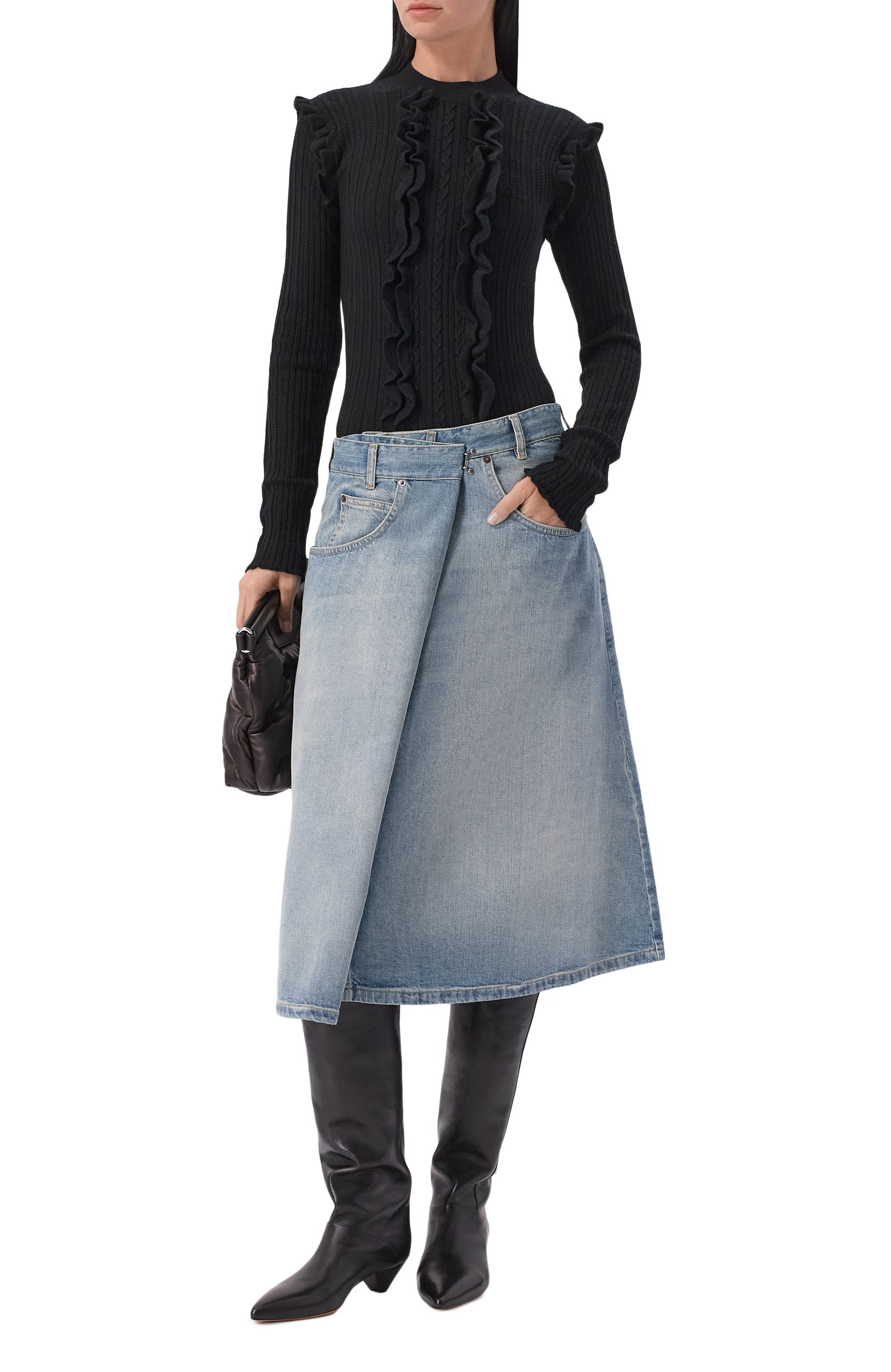 Джинсовая юбка MAISON MARGIELA, арт. S51ME0066/M30034, фото 2