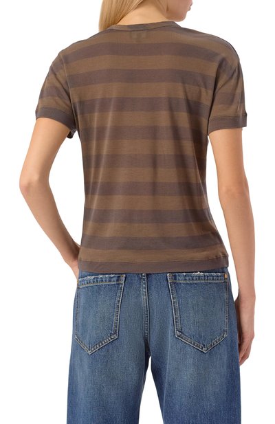 Футболка из лиоцелла и шелка GIORGIO ARMANI, арт. GW002080/AF15963, фото 4