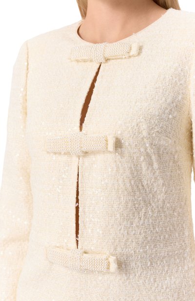 Твидовое платье SELF-PORTRAIT, арт. RS25-027S-C, фото 5