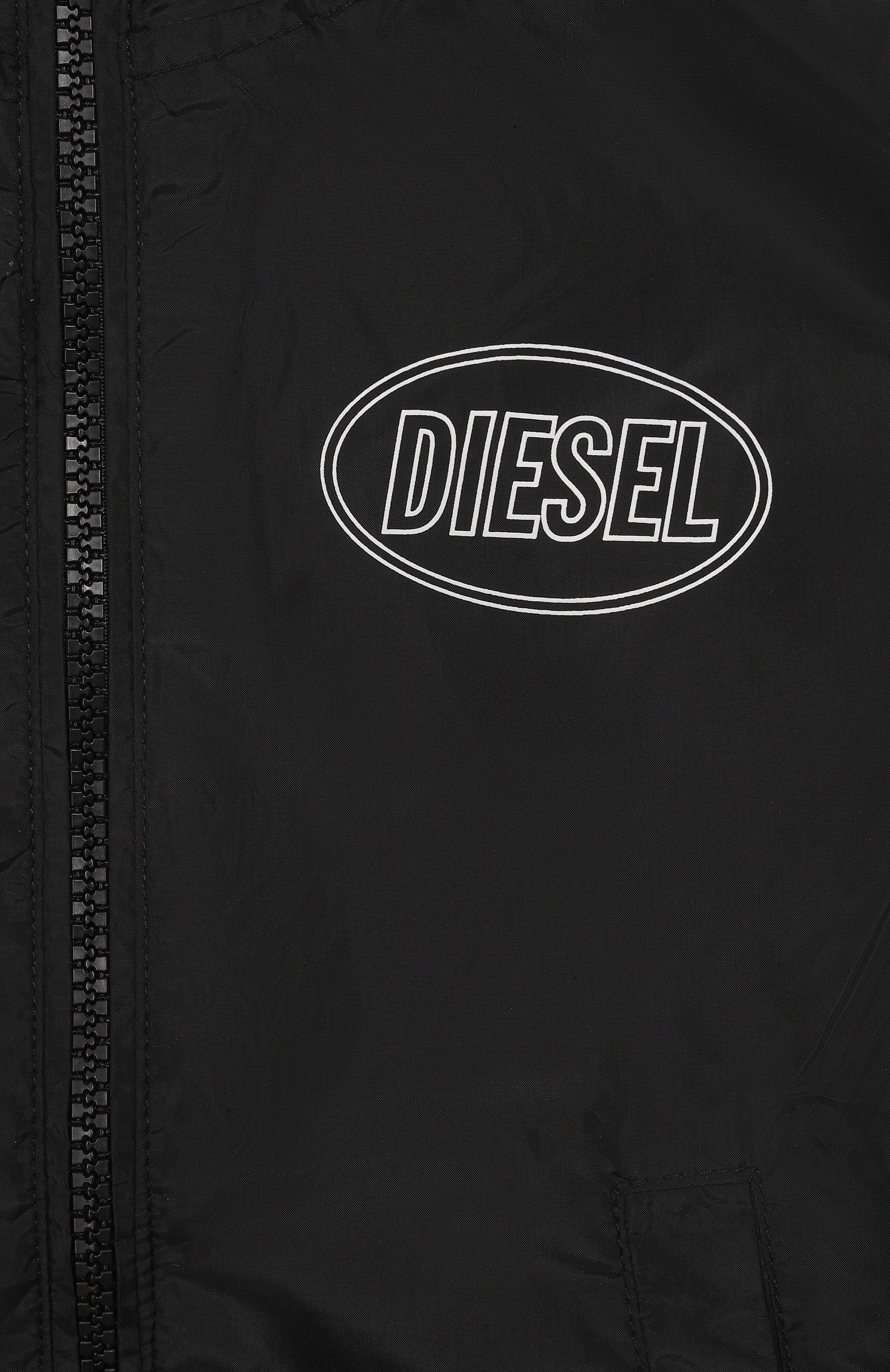 Ветровка DIESEL черного цвета по цене 14500 руб., арт. J02645/KXBSF, фото 3 Ветровка DIESEL, арт. J02645/KXBSF, фото 3