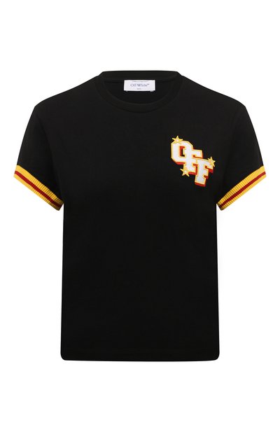 Женская хлопковая футболка OFF-WHITE, арт. 0WAA112W24JER001