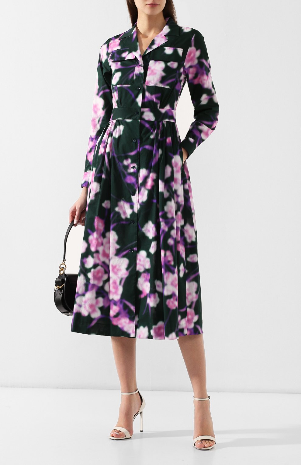 Хлопковое платье DRIES VAN NOTEN, арт. 191-11071-7100, фото 2