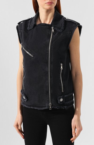Джинсовый жилет BALMAIN, арт. RF18754/D027, фото 3