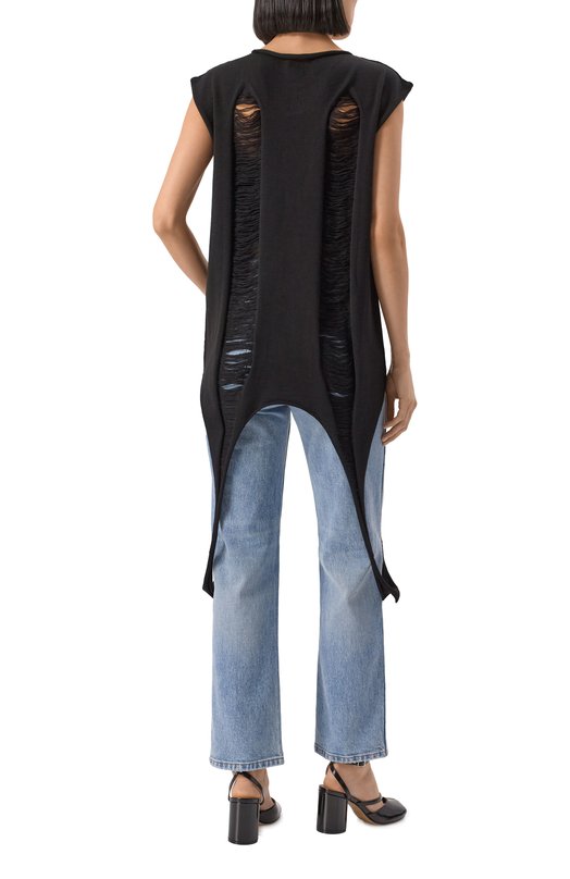 Шерстяной топ Rick Owens R001E7656/KGRIDM Чёрный  R001E7656/KGRIDM Фото 4