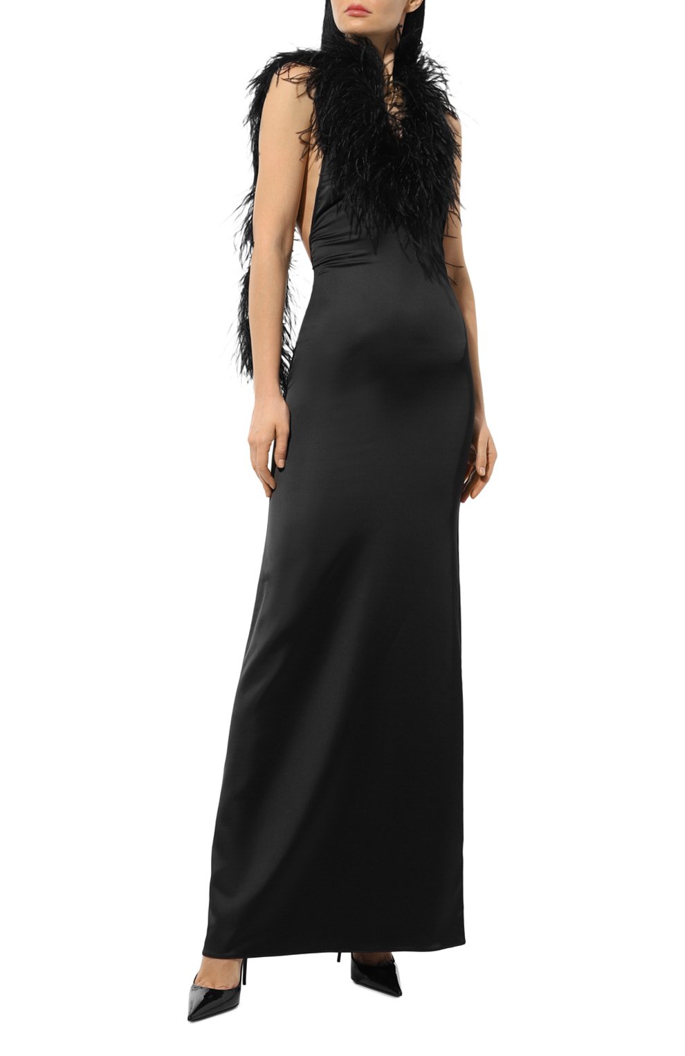 Платье GIUSEPPE DI MORABITO черного цвета по цене 83950 руб., арт. 02PSLD101P 02109, фото 2 Платье GIUSEPPE DI MORABITO, арт. 02PSLD101P 02109, фото 2