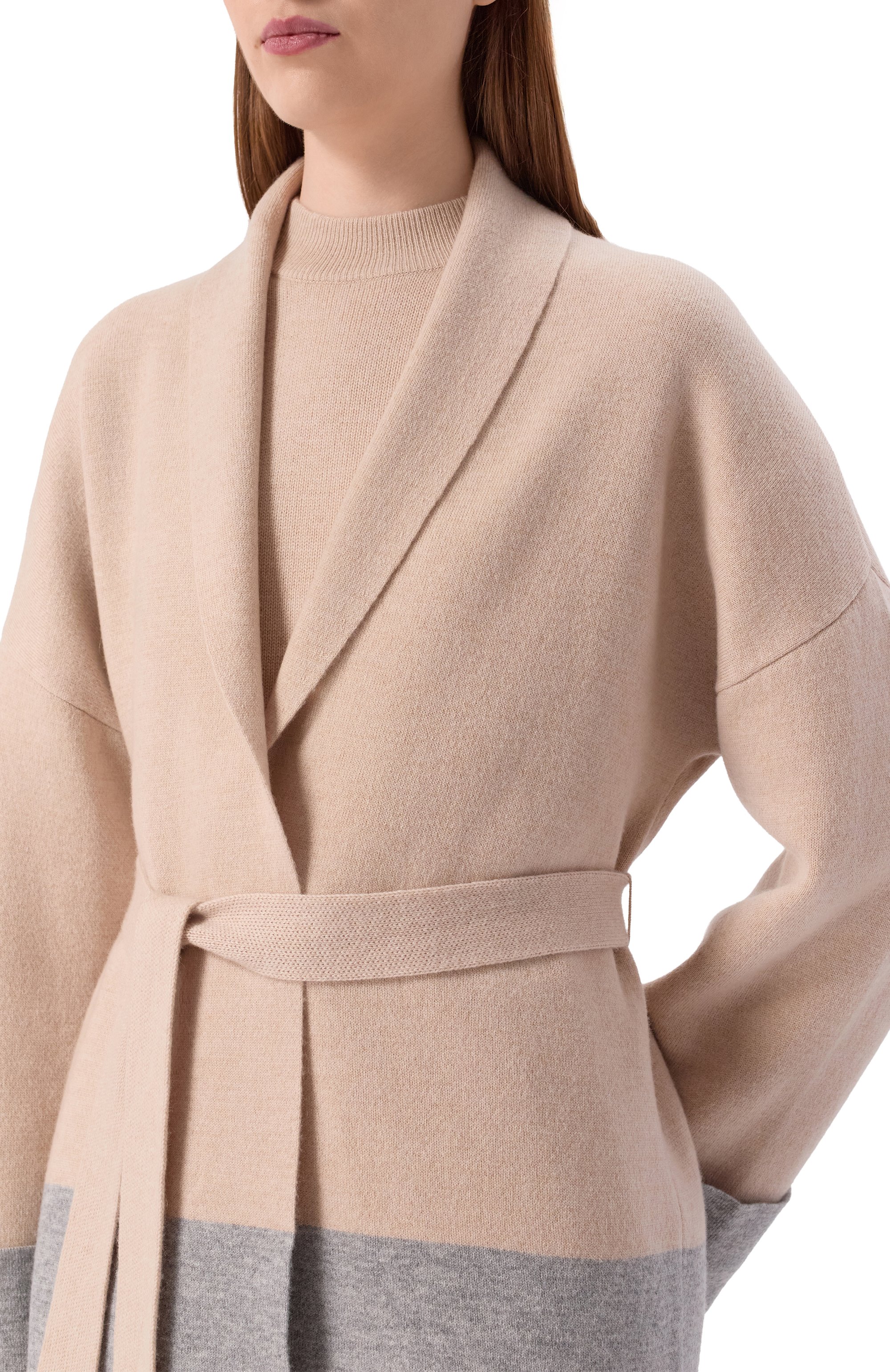 Кардиган из шерсти и кашемира MAX MARA STUDIO, арт. GENTILE, фото 5