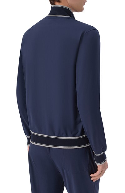 Толстовка ANDREA CAMPAGNA темно-синего цвета по цене 146000 руб., арт. SU26JNT550-09/JNT262, фото 4 Толстовка ANDREA CAMPAGNA, арт. SU26JNT550-09/JNT262, фото 4