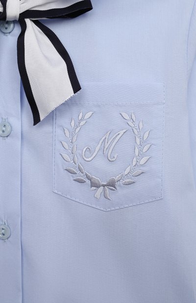 Хлопковая блузка MONNALISA, арт. 18BCAS, фото 3