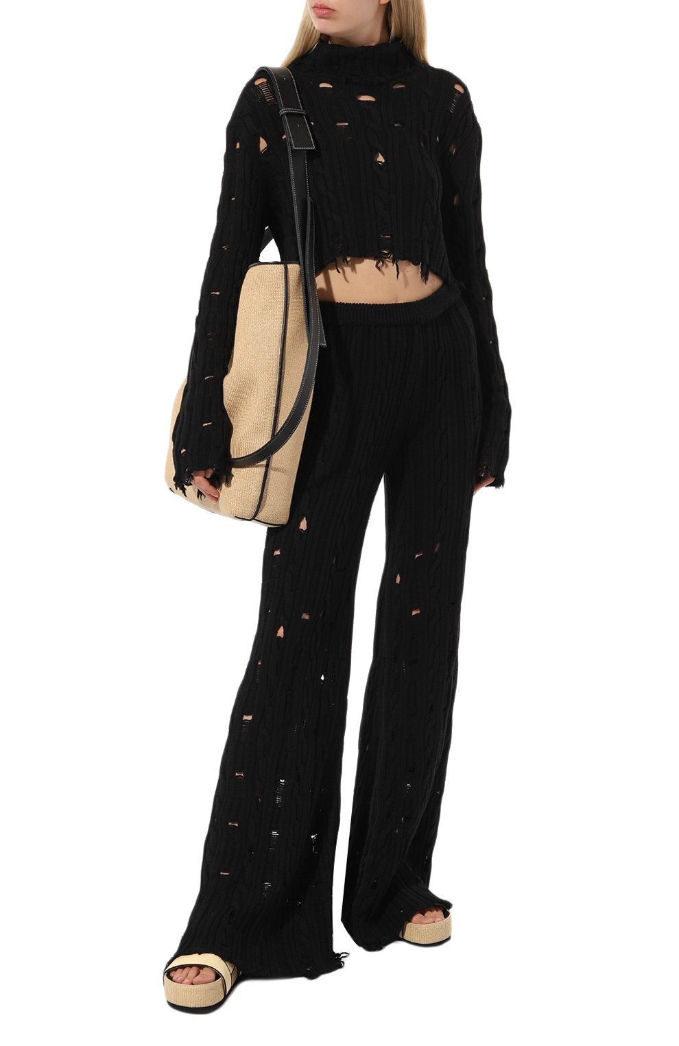 Шерстяные брюки AND THE BRAND, арт. W24-P030L-0702-900, фото 2