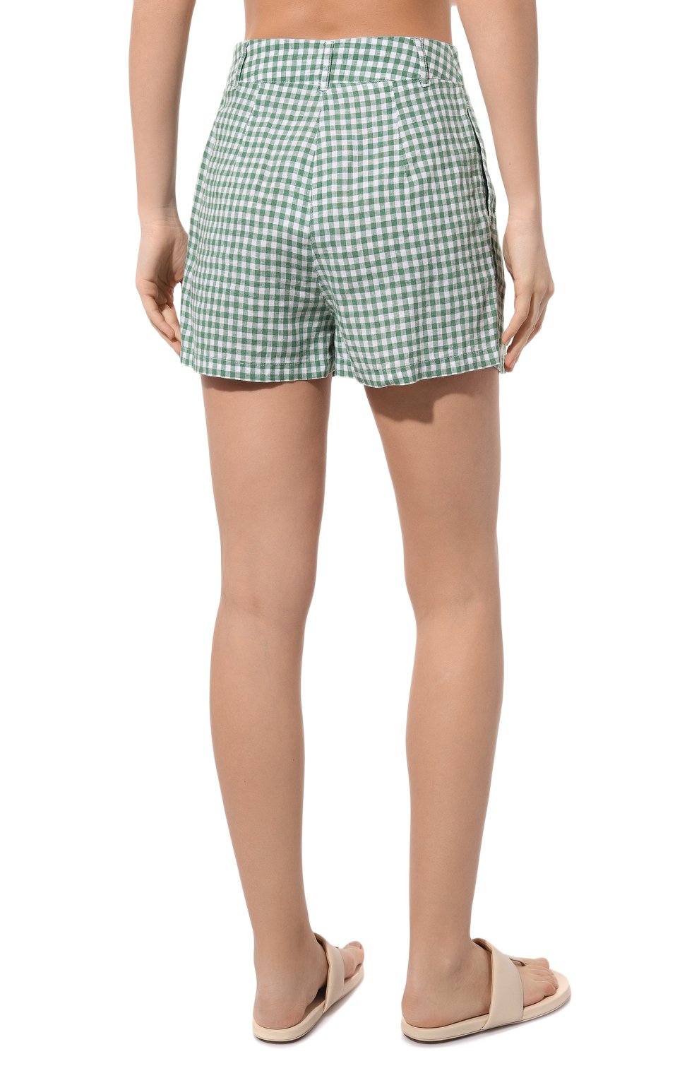 Льняные шорты 120% LINO, арт. 31ALIW29C8/000G223/100, фото 4