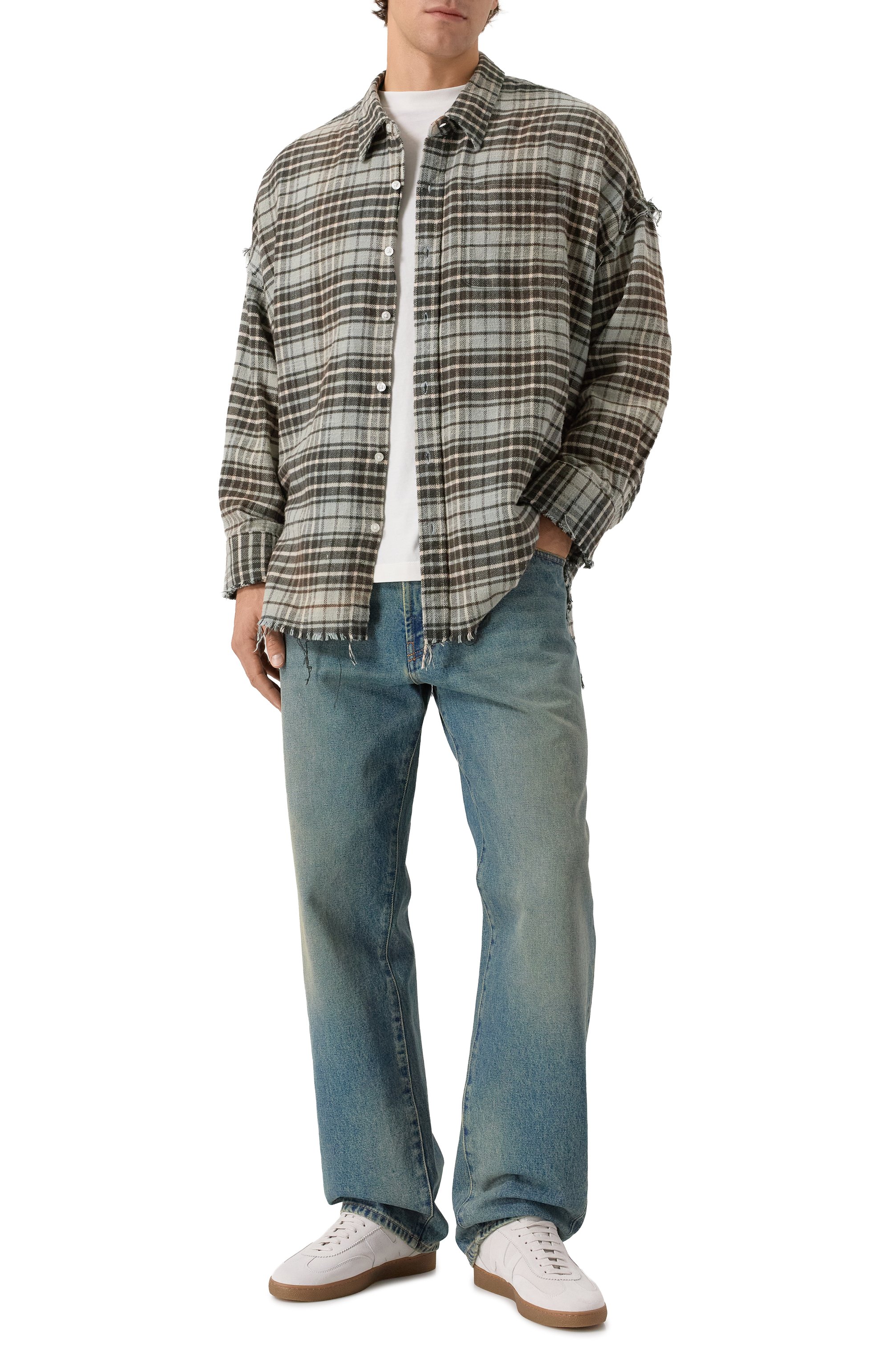 Хлопковая рубашка R13, арт. R13WR075-R560B/M, фото 2