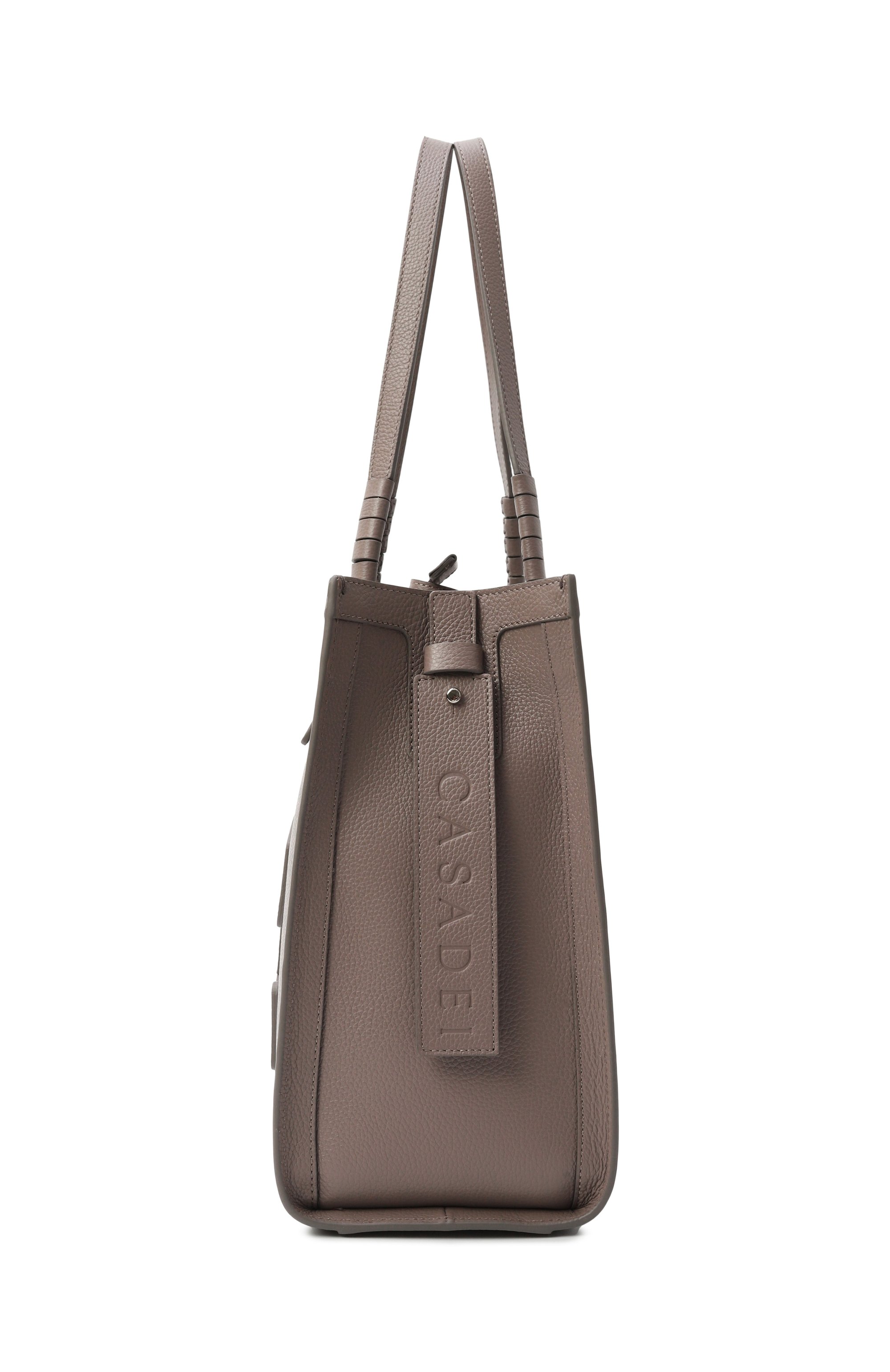 Сумка-тоут beaurivage daily CASADEI серого цвета по цене 132500 руб., арт. 3W436Y0000DEMET, фото 4 Сумка-тоут beaurivage daily CASADEI, арт. 3W436Y0000DEMET, фото 4