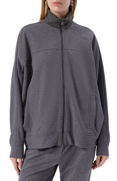 Хлопковая толстовка BRUNELLO CUCINELLI, арт. MN05NHR216, фото 3