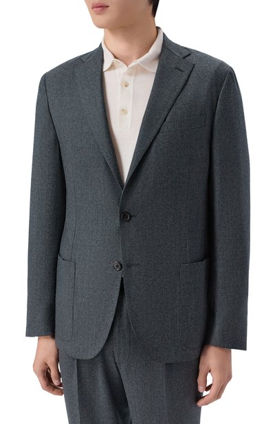 Шерстяной костюм CORNELIANI темно-серого цвета по цене 210500 руб., арт. 28X007/2A18400_SET, фото 2 Шерстяной костюм CORNELIANI, арт. 28X007/2A18400_SET, фото 2