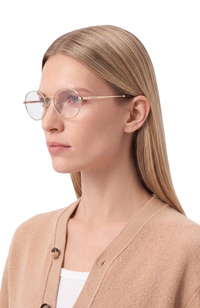 Оправа GIVENCHY золотого цвета по цене 28300 руб., арт. GV50099U 032, фото 3 Оправа GIVENCHY, арт. GV50099U 032, фото 3