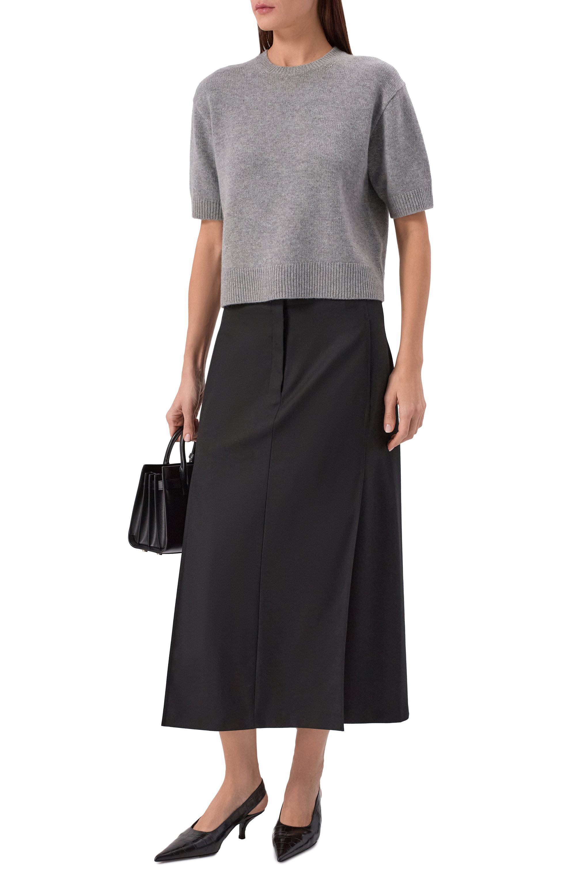 Юбка из шерсти и вискозы THEORY, арт. P0801304, фото 2