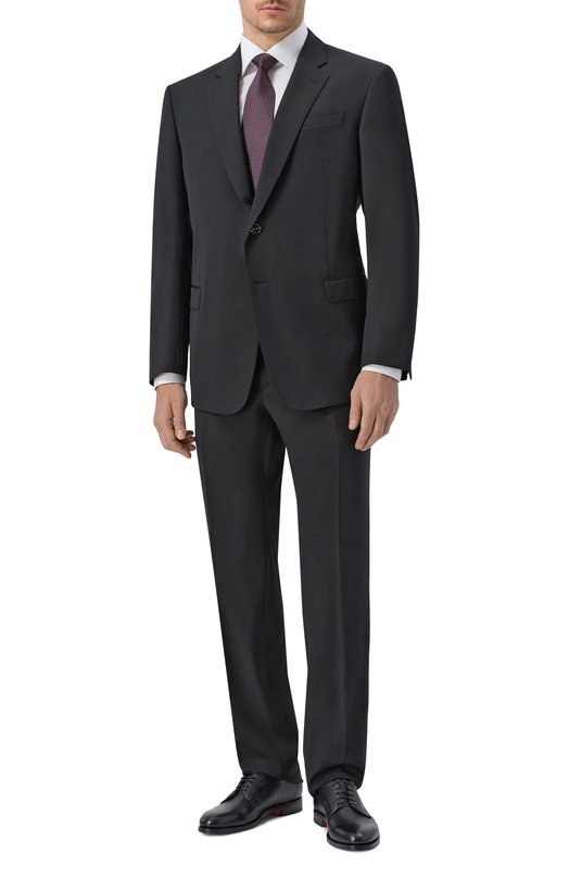 Шерстяной костюм Giorgio Armani GM000007/TE10047 Чёрный GM000007/TE10047
