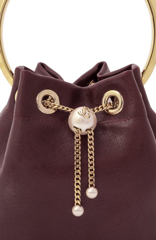 Сумка Bon Bon Jimmy Choo B0NB0NTYT Бордовый  B0NB0NTYT Фото 3