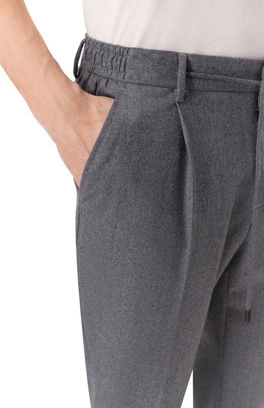 Шерстяные брюки L.B.M. 1911 8135/00121 Серый  8135/00121 Фото 5