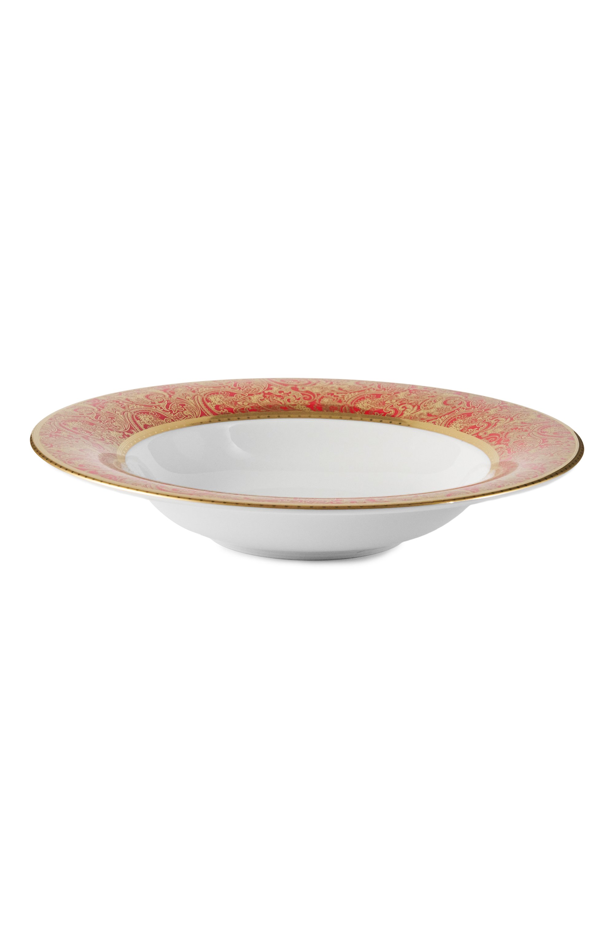 Тарелка суповая velin red STEFANO RICCI красного цвета по цене 51500 руб., арт. 0PF001/VELIN6/C. 1036, фото 1 Тарелка суповая velin red STEFANO RICCI, арт. 0PF001/VELIN6/C. 1036, фото 1