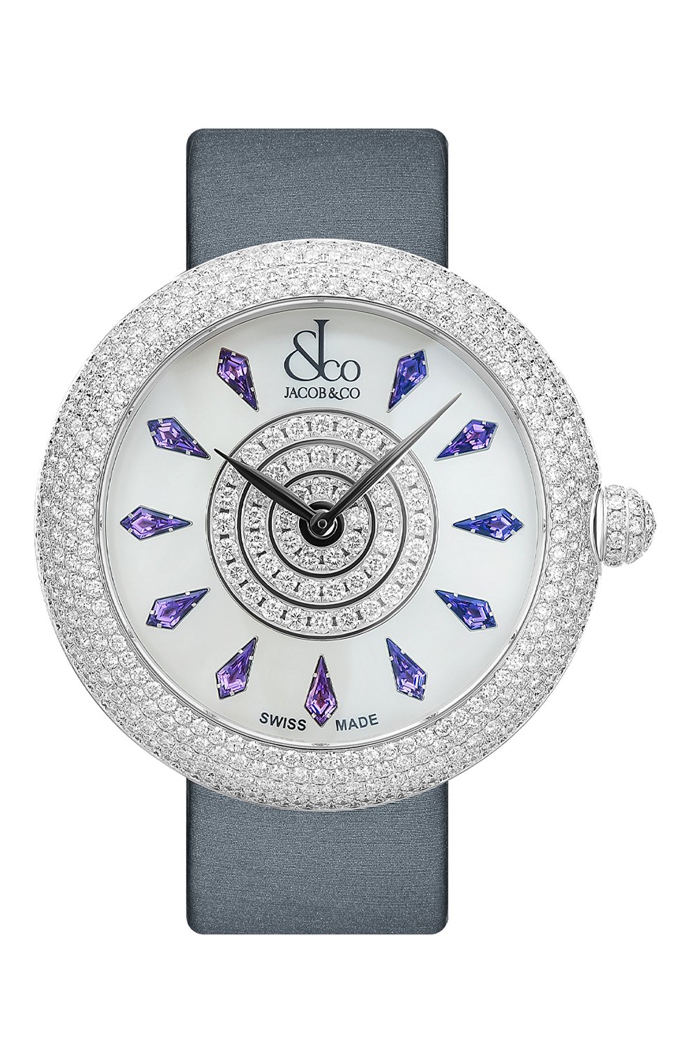 Часы brilliant half pave JACOB AND CO, арт. BQ030.10.RH.KH.A, фото 1