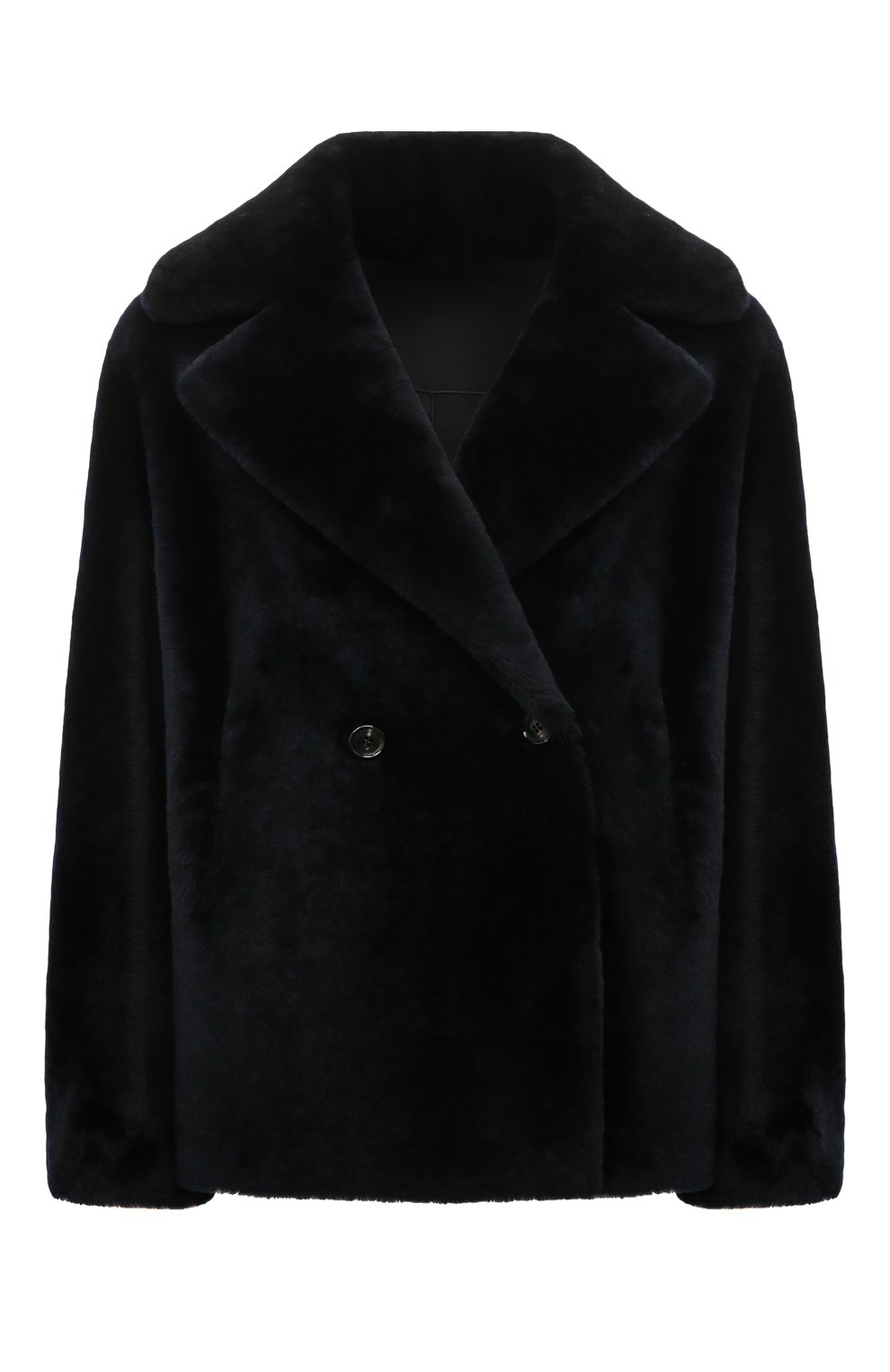 двусторонняя дубленка KITON темно-синего цвета по цене 820500 руб., арт. D58673K0546F01, фото 1 двусторонняя дубленка KITON, арт. D58673K0546F01, фото 1