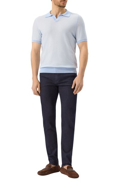 Поло из хлопка и лиоцелла BOSS, арт. 50537654, фото 2