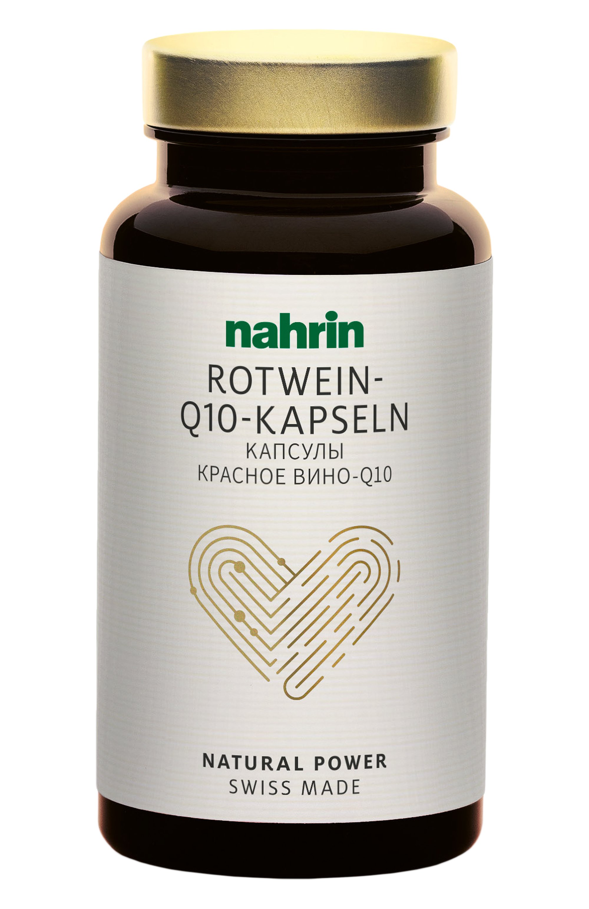 Капсулы «красное вино + коэнзим q-10» (28g) NAHRIN, арт. 6039, фото 1