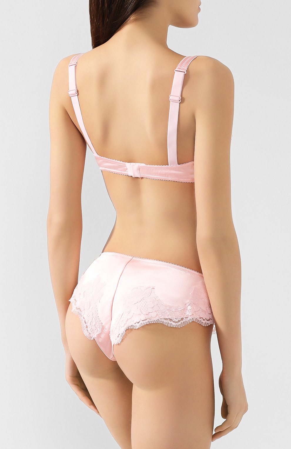 Шелковый бюстгальтер DOLCE & GABBANA розового цвета по цене 35800 руб., арт. 01A14T/FUAD8, фото 3 Шелковый бюстгальтер DOLCE & GABBANA, арт. 01A14T/FUAD8, фото 3